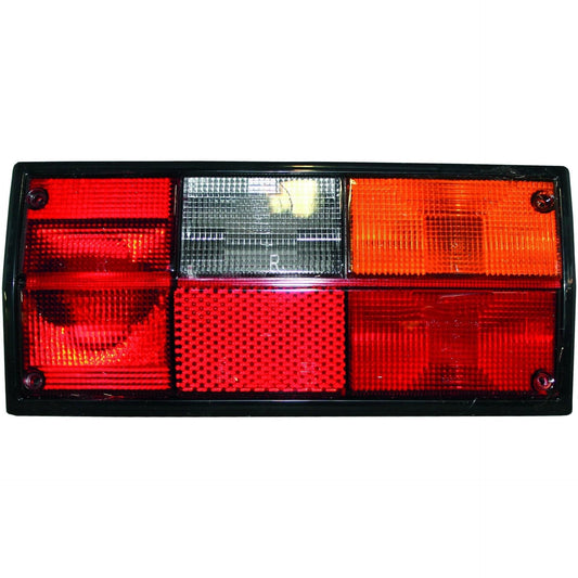 vw t3 right tail light lens orange red 1979 1992 3 3392