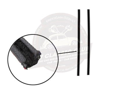 window inner scraper seal set for classic vw beetle t1 t2 karmann ghia 25 2586