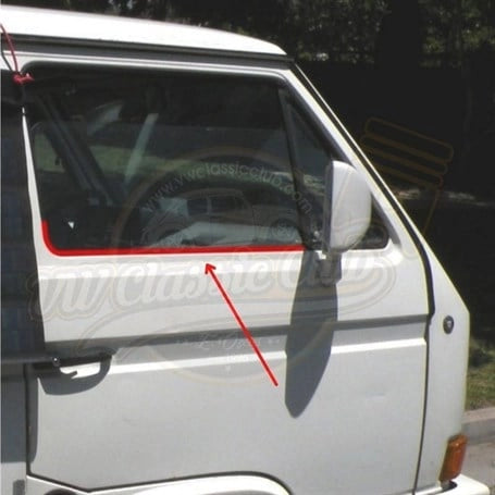 window scraper seal front side for vw t3 t2 and golf 25 3145