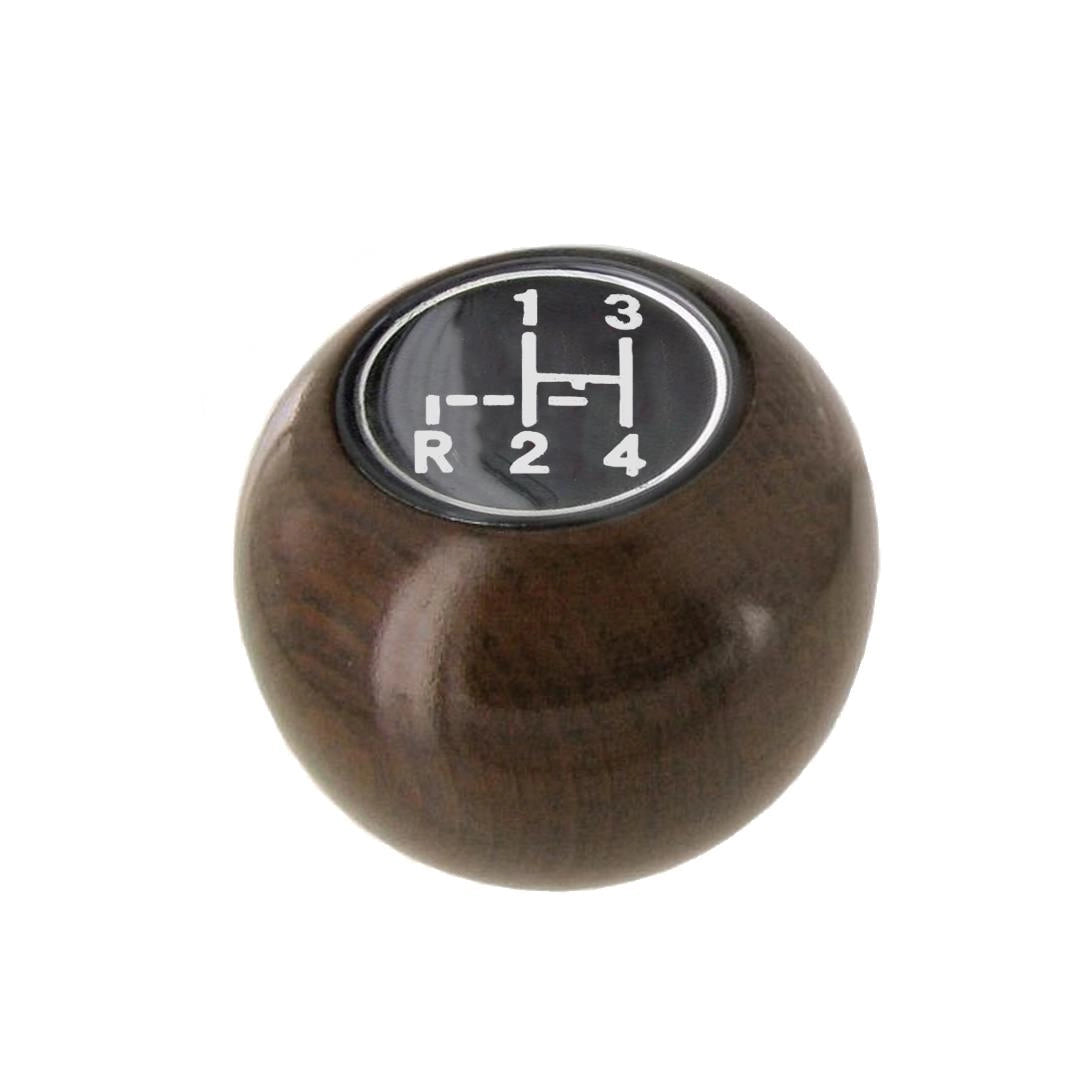 wooden gear shift knob with pattern for vw beetle t2 karmann ghia 35 3716