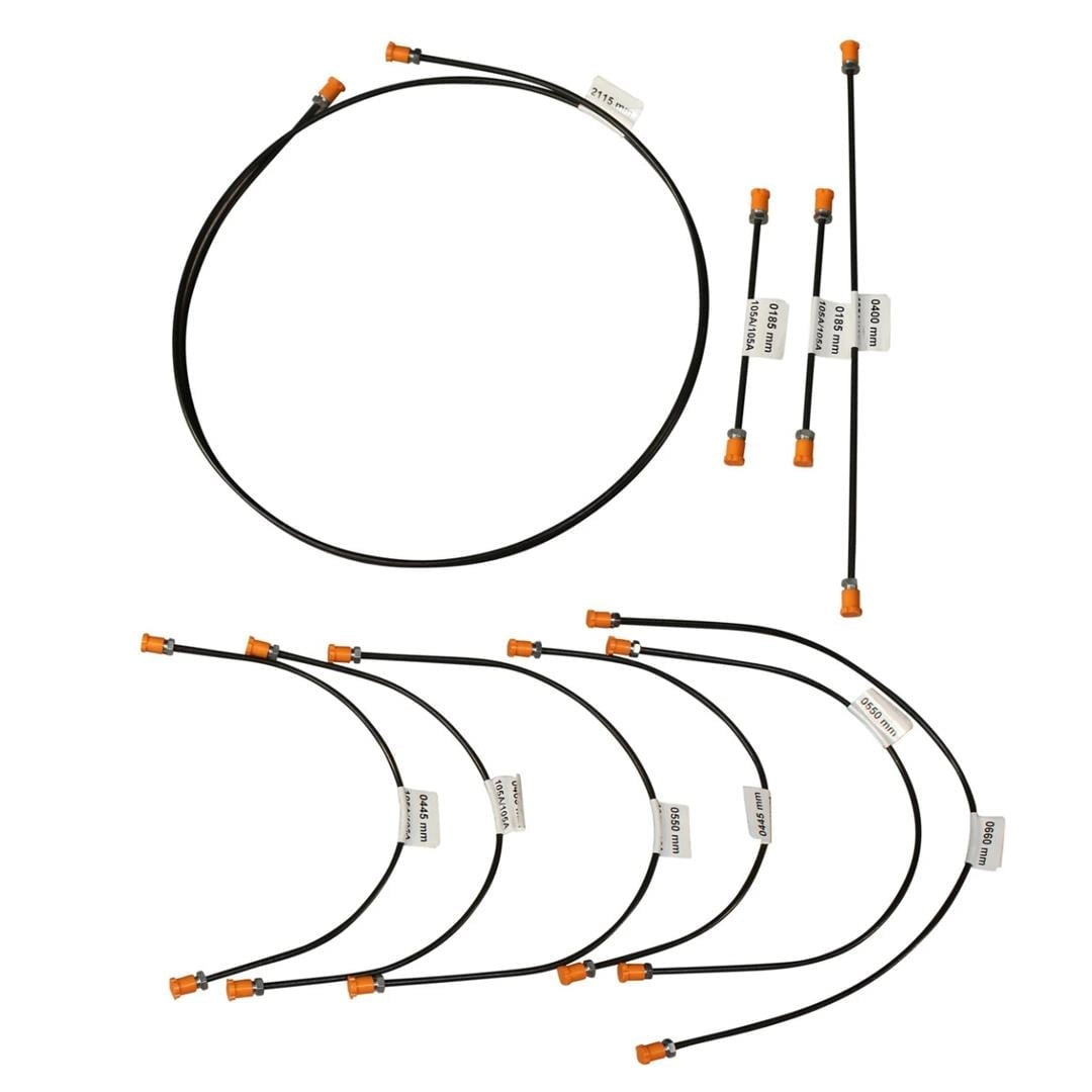 10 piece brake pipe line kit for vw t2 bus 1971 1979 35 3505