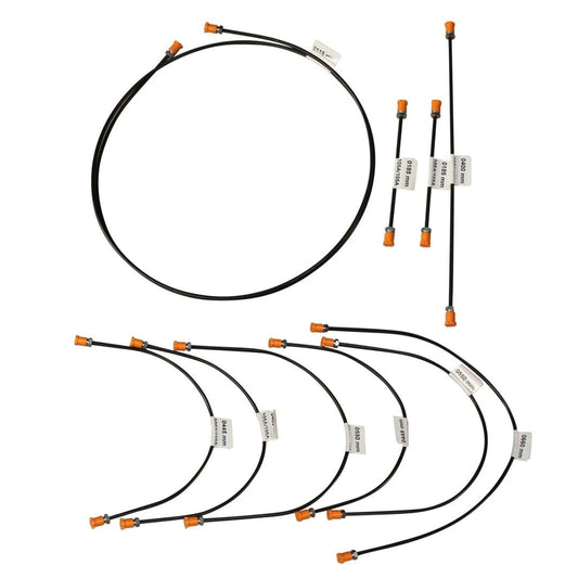 10 piece brake pipe line kit for vw t2 bus 1971 1979 35 3505