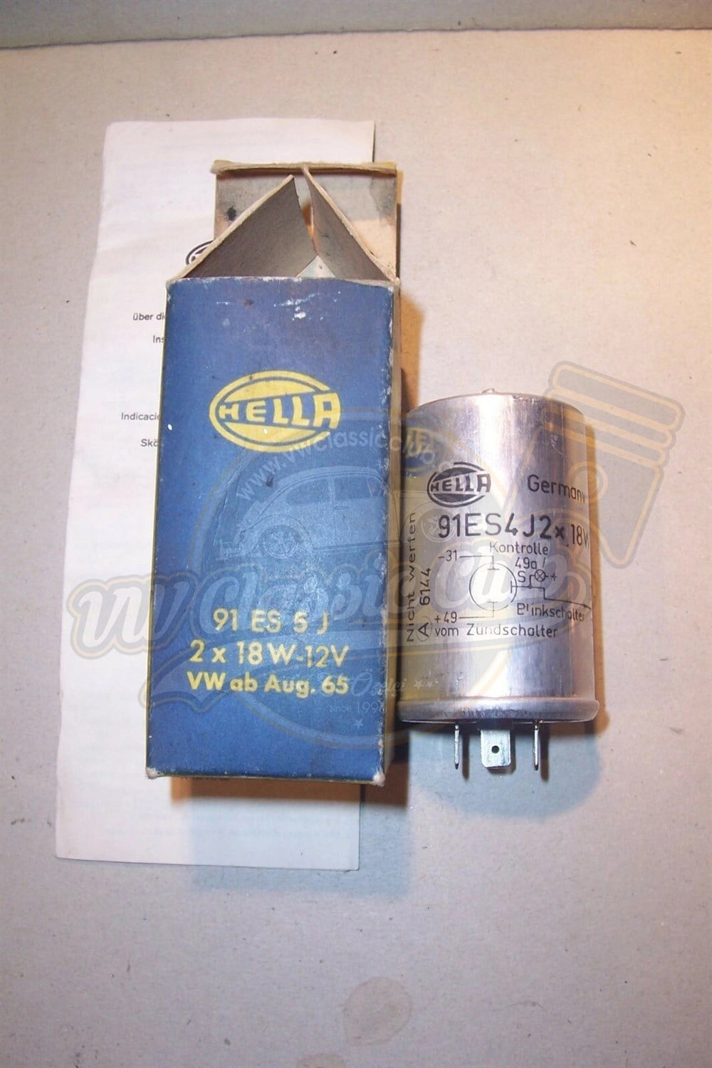 12v signal flasher relay for vw beetle 1100 1200 1300 and t1 transporter 3 3647