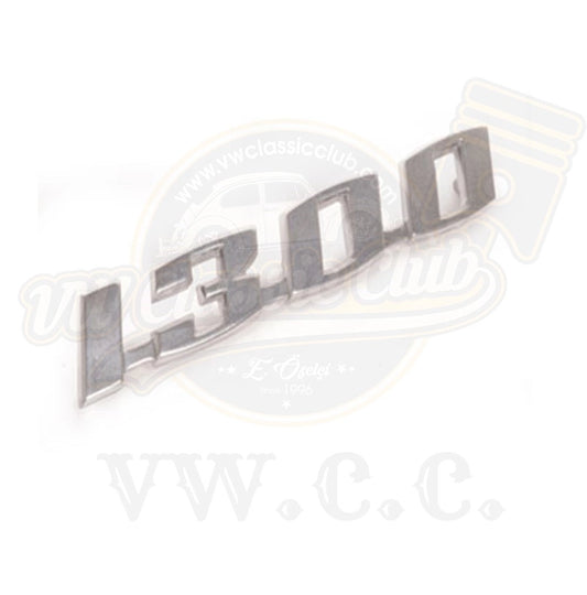 1300 stainless steel script emblem for vw beetle 1966 1967 2 2139