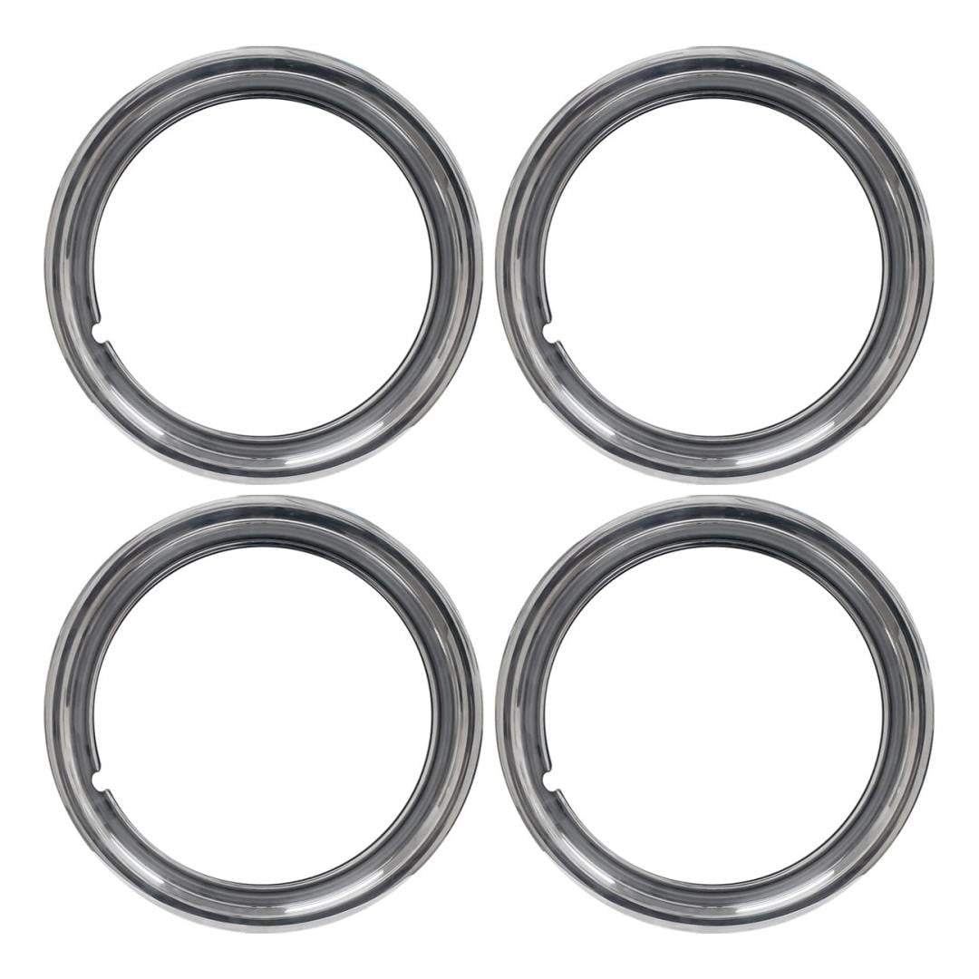 14 inch chrome wheel trim rings set for vw t1 t2 t3 transporter 7 7051