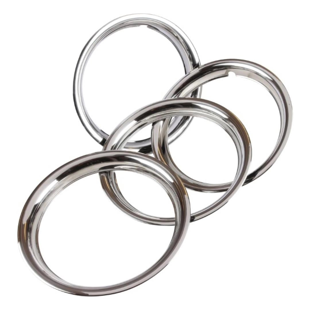 14 inch chrome wheel trim rings set for vw t1 t2 t3 transporter 7 7051