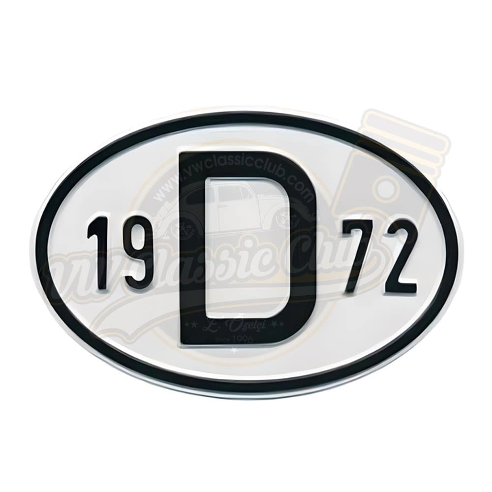 1972 vintage era embossed metal license plate 19d72 25 3041