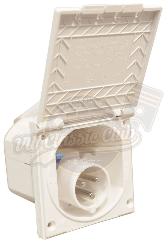 220v external power inlet socket for vw t1 and t2 transporter 3 3185