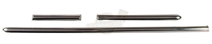 3 piece chrome front trim set for vw beetle 1100 1200 1955 1967 4 4006