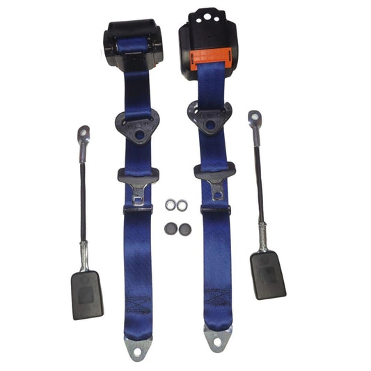 3 point automatic seat belt blue for classic vw t1 t2 beetle karmann ghia 4 4539