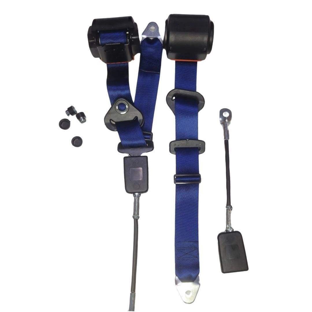 3 point automatic seat belt blue for classic vw t1 t2 beetle karmann ghia 4 4539