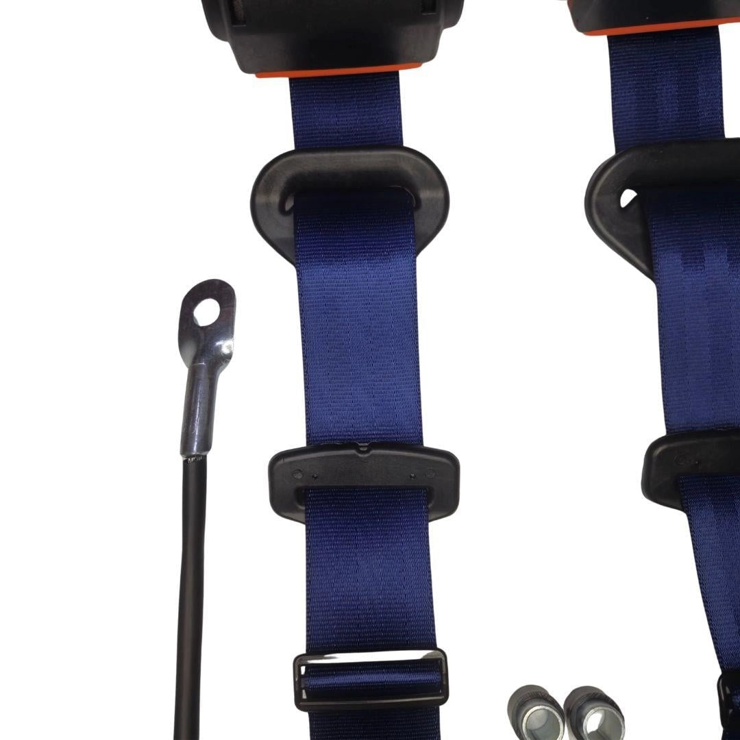 3 point automatic seat belt blue for classic vw t1 t2 beetle karmann ghia 4 4539
