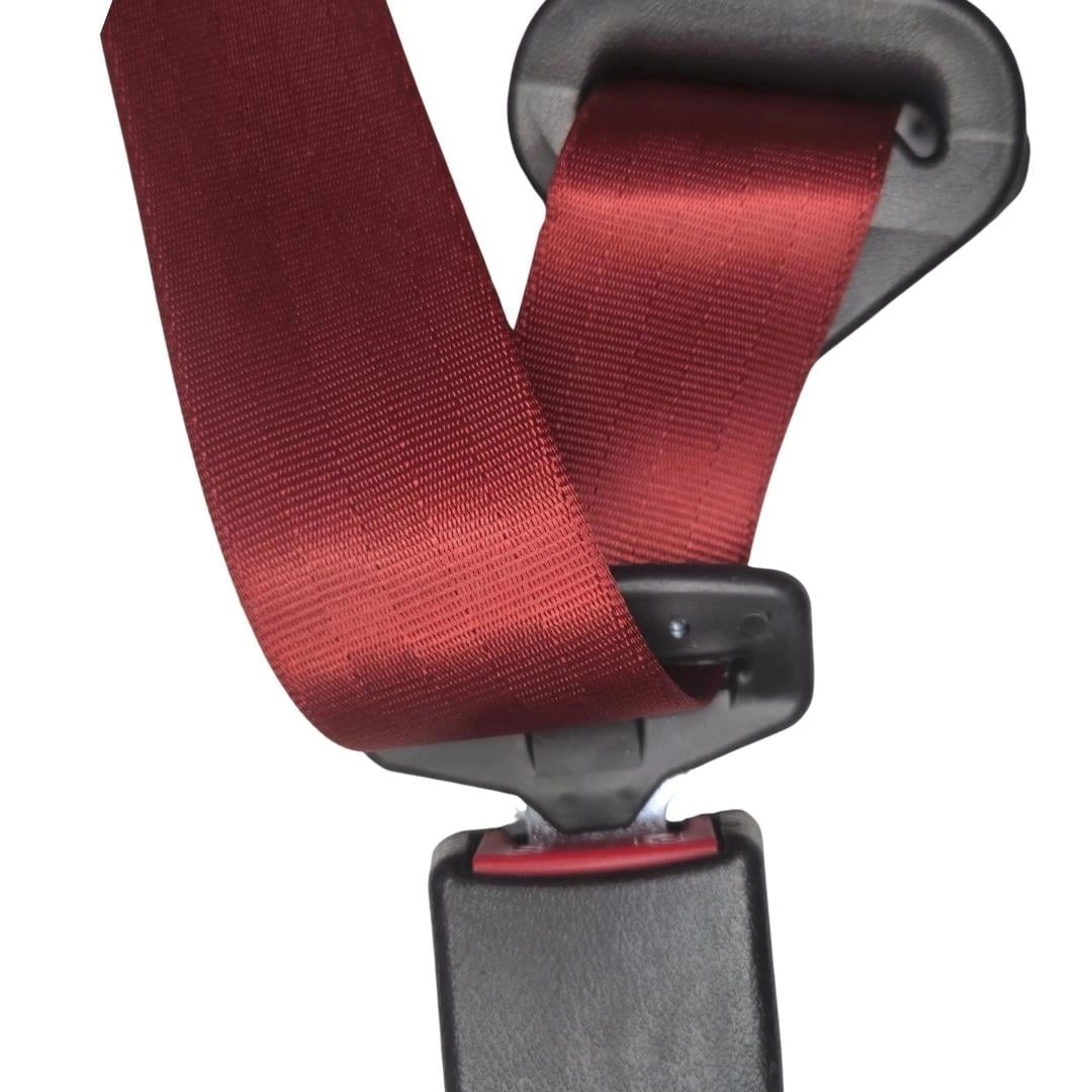 3 point automatic seat belt set burgundy for classic vw models 4 4938