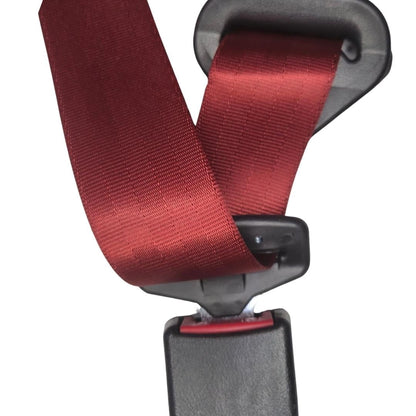 3 point automatic seat belt set burgundy for classic vw models 4 4938