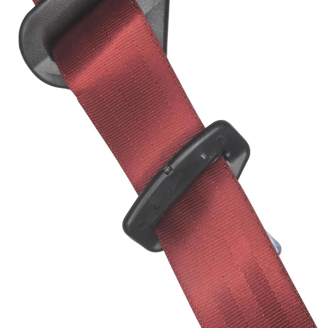 3 point automatic seat belt set burgundy for classic vw models 4 4938