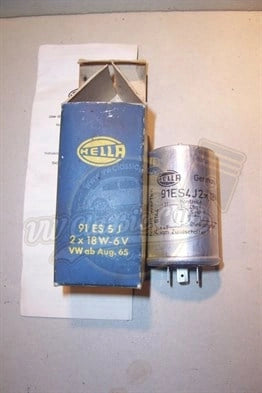 6v turn signal flasher relay for vw beetle 1100 1200 and t1 transporter 3 3648