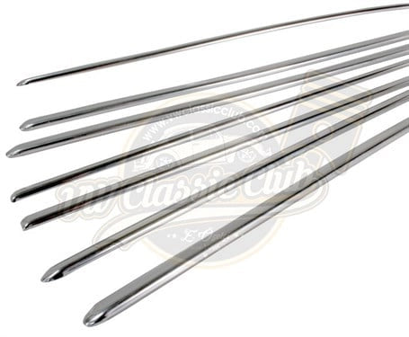 7 piece aluminum exterior body molding set for vw super beetle 1303 1973 1979 25