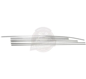 7 piece exterior chrome trim set for vw beetle 1302 1971 1972 25 2740