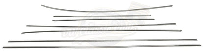 7 piece exterior trim molding set for vw beetle 1300 1968 1971 25 3082