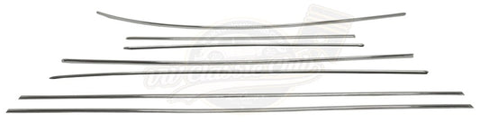7 piece exterior trim molding set for vw beetle 1300 1968 1971 25 3082