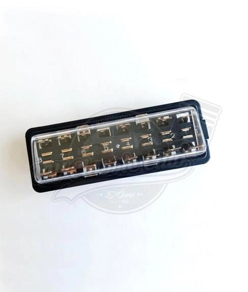 8 circuit fuse box with cover for vw beetle 1200 1961 1966 3 3103 s 6873