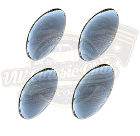 baby moon hubcaps smooth for vw beetle 1200 and t2 1955 1971 7 7016
