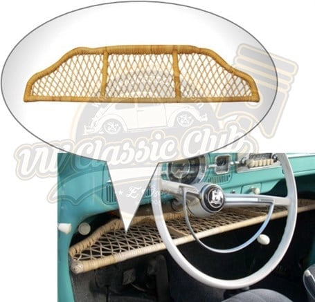 bamboo under dash parcel tray for vw beetle 1100 1200 1300 4 4412