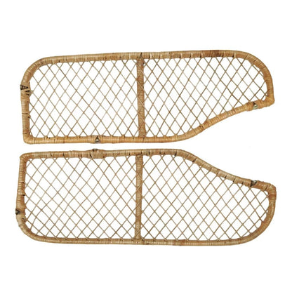 bamboo under dash parcel tray set for vw t1 t2 t3 1968 1979 4 4344