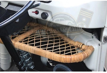 bamboo under dash parcel tray set for vw t1 t2 t3 1968 1979 4 4344