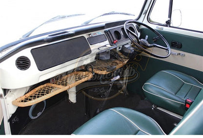 bamboo under dash parcel tray set for vw t1 t2 t3 1968 1979 4 4344