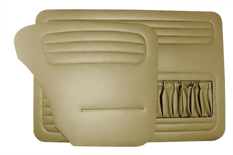 beige door panels set for vw beetle 1100 1200 1957 1964 4 4110