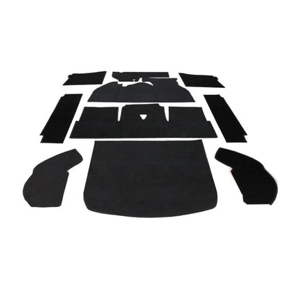 black 10 piece carpet set for vw beetle and super beetle 1303 4 4555