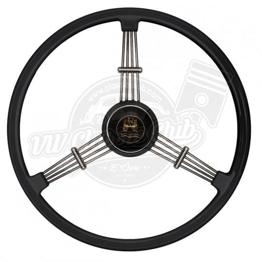 black banjo steering wheel for vw t1 t2 t3 1952 1979 4 4373