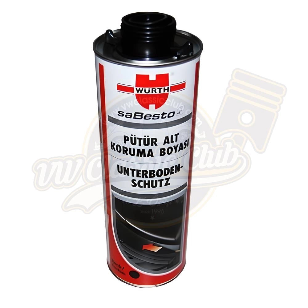 black bitumen underbody coating spray for classic volkswagen restoration 2 2033