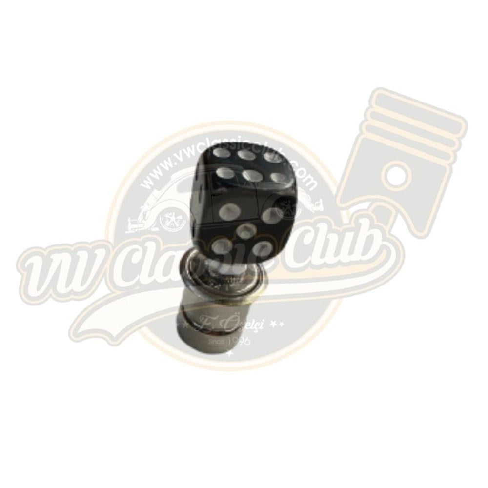 black dice cigarette lighter knob for classic vw beetle t1 t2 karmann ghia 3 372