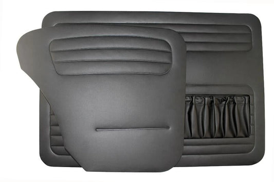 black door panel set for vw beetle 1100 1200 1957 1964 4 4036