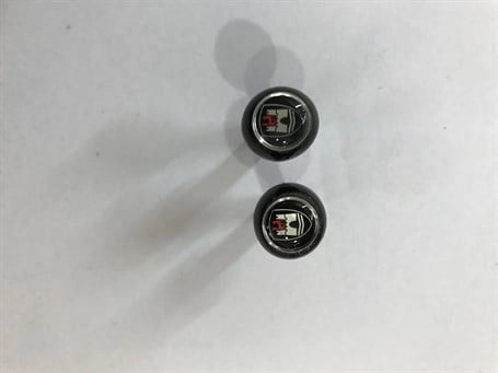 black door release buttons with emblem set for vw t1 t2 beetle 1965 1979 55 5825