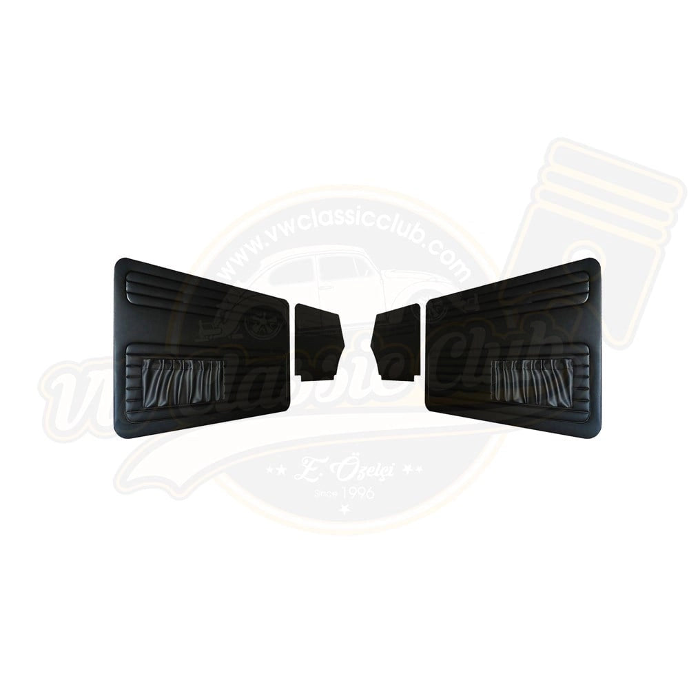black double pocket cabrio door panels for vw beetle 1300 1302 1303 1967 1979 4