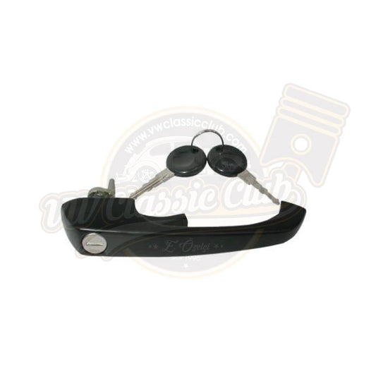 black exterior door handle for vw t2 bus 1968 1979 55 5724 s 6855