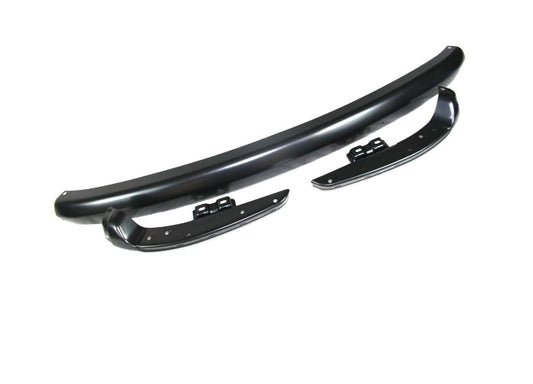 black front bumper complete for vw t2 transporter 1967 1972 5 5047