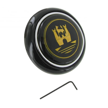 black gold steering wheel horn button for classic vw t1 and beetle 1100 4 4361 f
