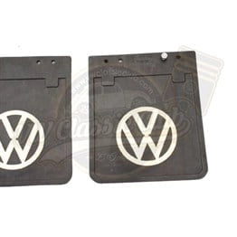 black mud flaps set for vw t1 and t2 transporter 25 3149