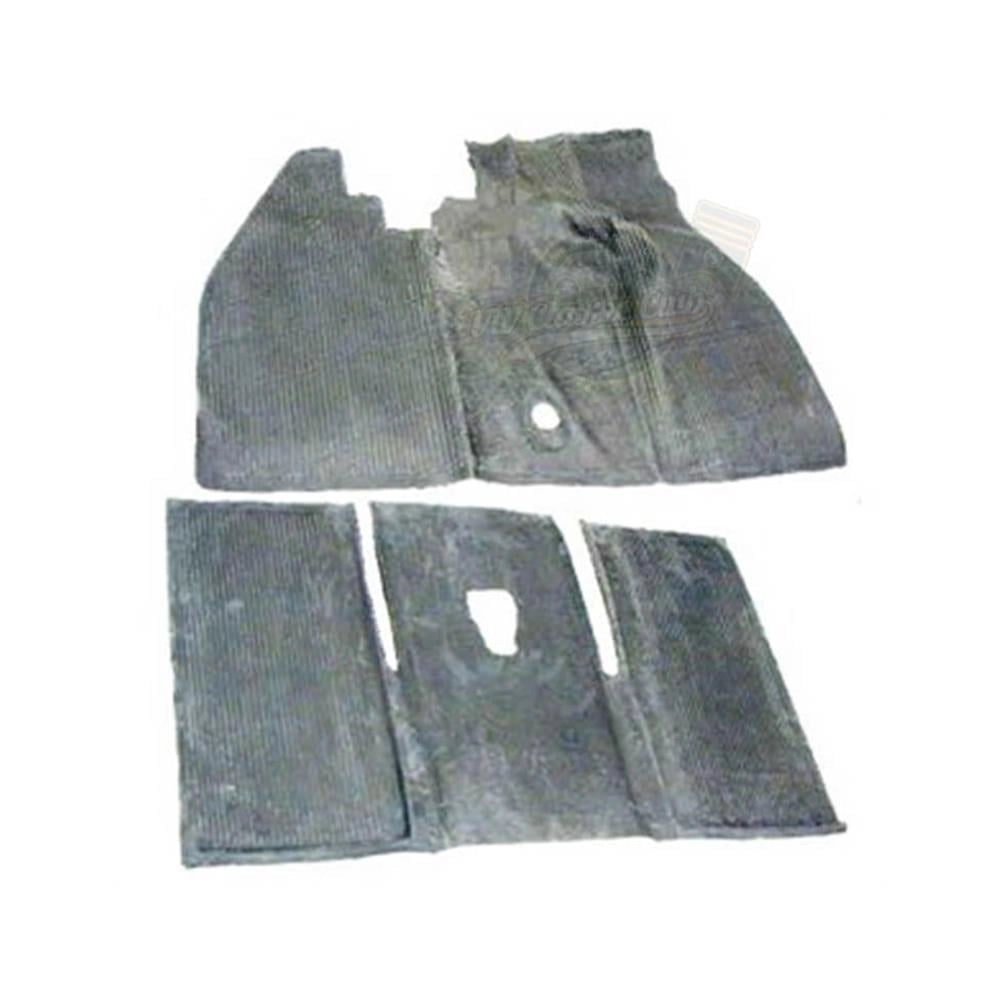 black rubber floor mat set for vw beetle 1300 1302 1303 1973 1979 4 4809