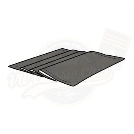 black vinyl sunroof headliner for vw beetle 1956 1963 25 3192