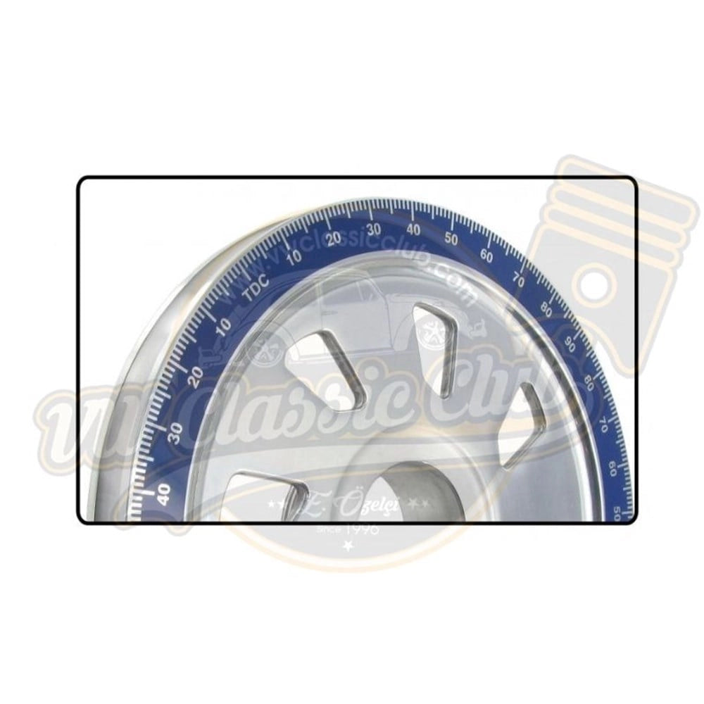 blue degree crankshaft pulley for air cooled vw beetle t1 t2 karmann ghia 6 6710