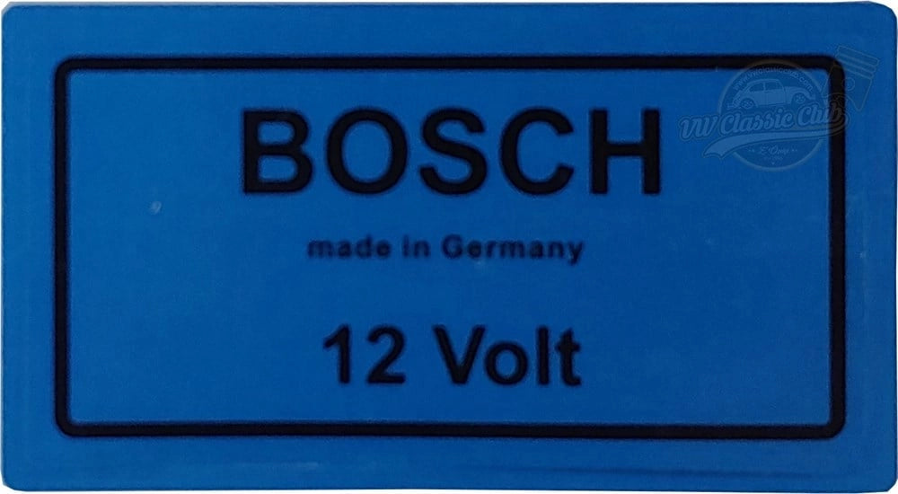 bosch 12 volt decal for classic vw beetle t1 and t2 transporter 2 2063