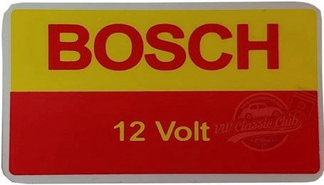 bosch 12 volt decal for classic vw beetle t1 t2 transporter 2 2062