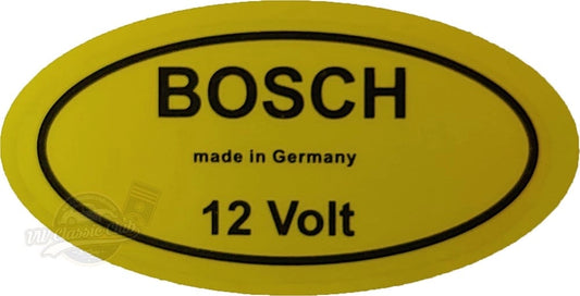 bosch 12 volt decal for vw beetle t1 t2 1955 1979 2 2066