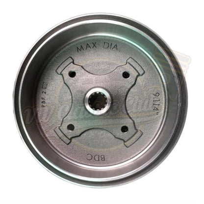 bosch rear brake drum 4x130 for vw beetle 1968 1975 35 3621