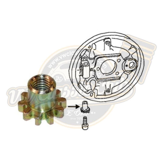 brake adjuster star wheel for vw beetle t1 t2 karmann type 3 113609205a 35 3522